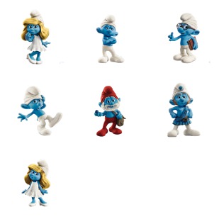 The Smurfs icon sets preview