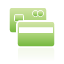 green, cards, credit icon