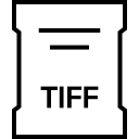 tiff, name, file, extension icon