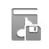 diskette, music, library icon