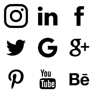 ProGlyphs - Social icon sets preview