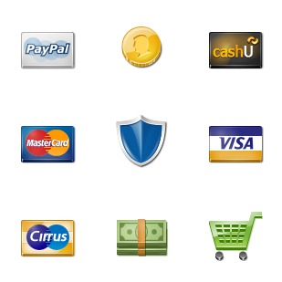 Payments icon sets preview