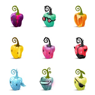 Peppers icon sets preview