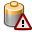 battery, caution icon