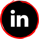 media, linkedin, social, logo icon
