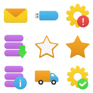 Flatastic Part 2 icon sets preview