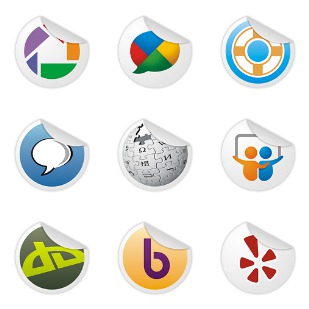 Socialize 3 icon sets preview