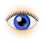 view, look, retina, see, visible, zoom, watch, eye icon