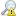 magnifier, exclamation icon