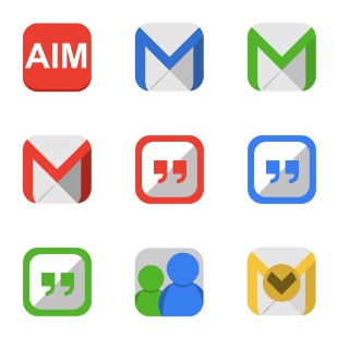 Squareplex icon sets preview