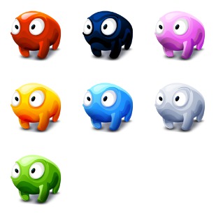 Creatures Ball icon sets preview