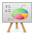statistic, graph, presentation, chart icon