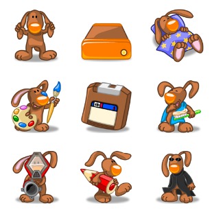 Rabbit Xp icon sets preview
