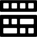 Design structure square button icon