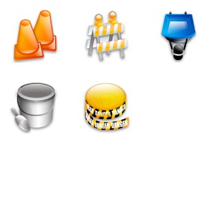 Construction icon sets preview