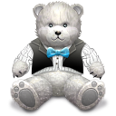 Gift Light Grey bear icon