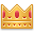 gold, crown icon