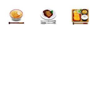 Cuisine icon sets preview
