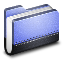 Library Blue Folder icon