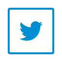 square, twitter, share, social, communication, media, bird icon
