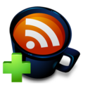 Coffee Cup RSS Feed Add icon
