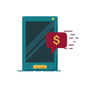 bank, communication, graphic, smartphone, banking, business, money icon