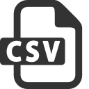 File Types Csv icon