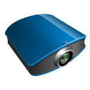 projector blue icon