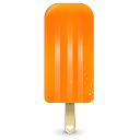 ice cream orange icon