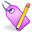 Edit, Purple, Tag icon