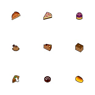 Autumn Sweets icon sets preview