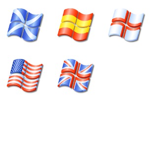 XP Flags icon sets preview