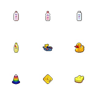 Bath Time For Kids icon sets preview