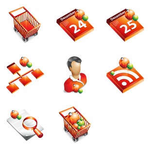 Dellixmas icon sets preview