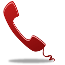 telephone, call, phone, tel, contact, red icon