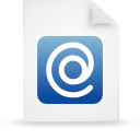 paper, document, file, blue icon