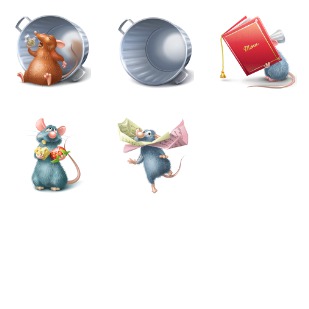 Ratatouille icon sets preview