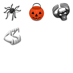 Trick or Treat icon sets preview