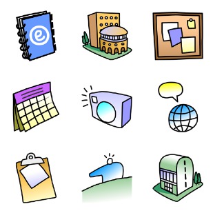eWorld X eWorlders icon sets preview