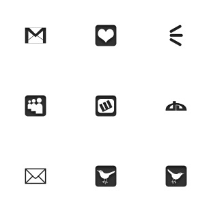 InFocus Social Media icon sets preview