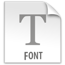 File, Font, z icon