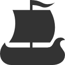 viking, ship icon
