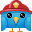 tweetle, fireman icon