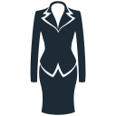 fabric, woman, clothing, clothes, suit, business icon