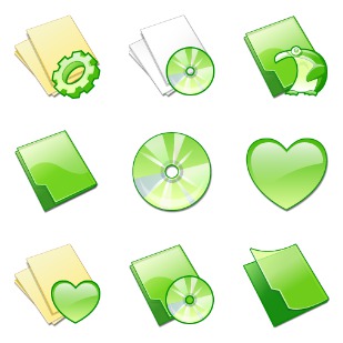 Green Ville icon sets preview