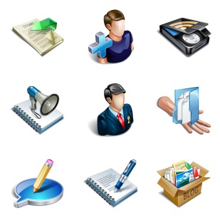 Bloggers icon sets preview