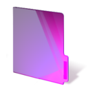 pink,closed,folder icon