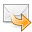 yes, email, message, next, correct, ok, forward, arrow, letter, envelop, mail, right icon