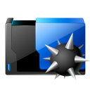 folder virus icon