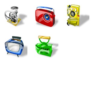 Antique icon sets preview